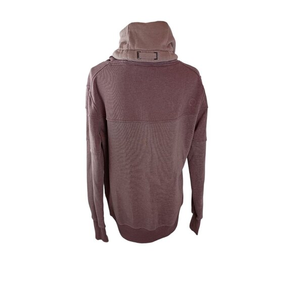 ALIFE&KICKIN Women's Vintage Hoodie Sweatshirt XL Dusty Rose Boho Cotton Chic - Picture 3 of 11